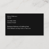 Arts Et Artisanat Carte de visite Créatif (Dos)