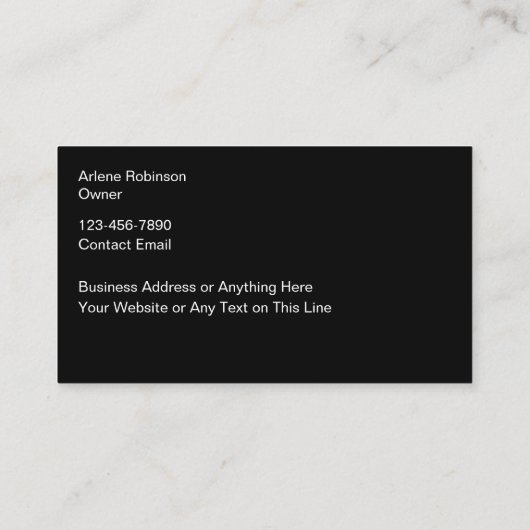 Arts Et Artisanat Carte de visite Créatif (Dos)