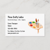 Arts Et Artisanat Thème Cartes de visite (Devant)