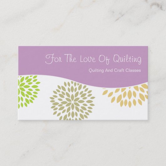 Arts et cartes de visite de métiers (Devant)