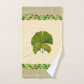 Arts et feuille géométrique de Ginkgo de métiers (Serviette à main)