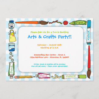 Arts et invitation de partie de métiers