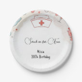 Arts Hart Geregistreerde Verpleegkundige RN 30e Ve Papieren Bordje (Voorkant)