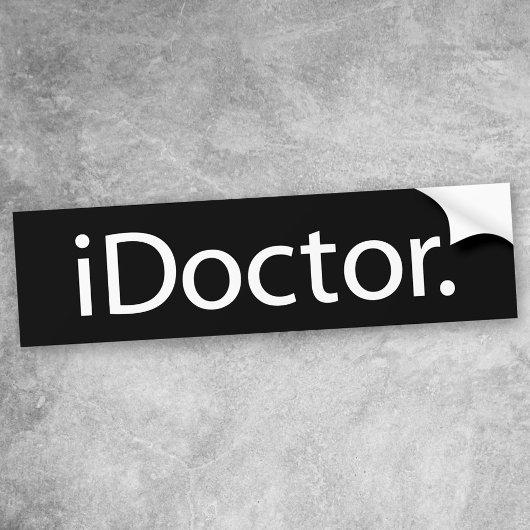 Arts (iDoctor) Bumpersticker