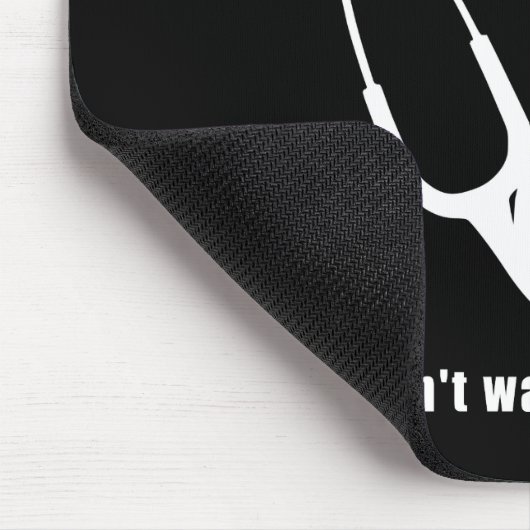 Arts in ruste met Stethoscoop en Sassy Funny Quote Muismat (Hoek)