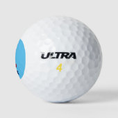 Arts in ruste, stethoscoop- en Golfbalontwerp Golfballen (Logo)