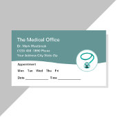 Arts Kantoor Patient Appointment Visitekaartjes