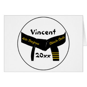 Arts martiaux 4e degré Ceinture noire