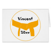 Arts martiaux Orange Belt (Devant Horizontal)