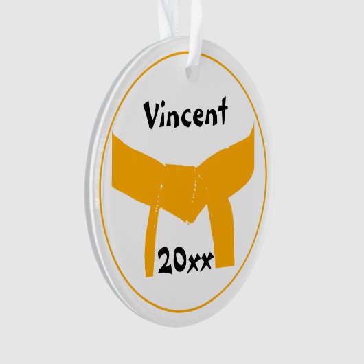 Arts Martiaux Orange Belt Donné (devant)