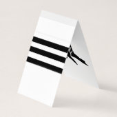 Arts martiaux Sensei ceinture noire Carte de visit (Dos)