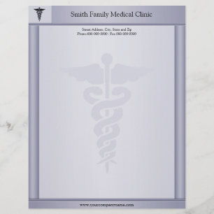 Arts Medisch Dokter Letterhead Gepersonaliseerd Briefhoofd