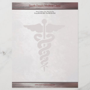 Arts Medisch Dokter Letterhead Gepersonaliseerd Briefhoofd