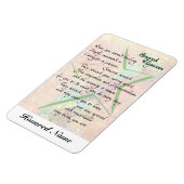 Arts (of dokter) dank je magnetron voor waardering magneet (Linkerzijde)