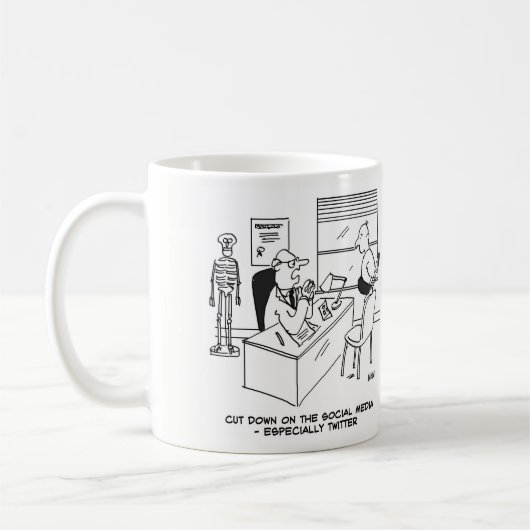 Arts raadt patiënten aan om op sociale media te sn koffiemok (Links)