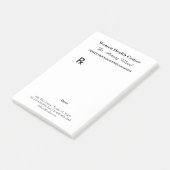 Arts Recipe Post-it® Notes (Schuin)