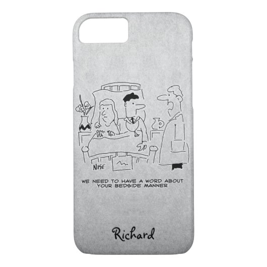 Arts stelde vragen over zijn beddengoed Case-Mate iPhone case (Achterkant)
