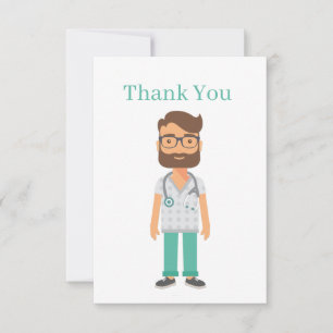 Arts toevoegen bedankkaart