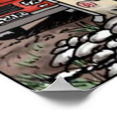 Arts vindt pokken op huis grappig Poster (Hoek)