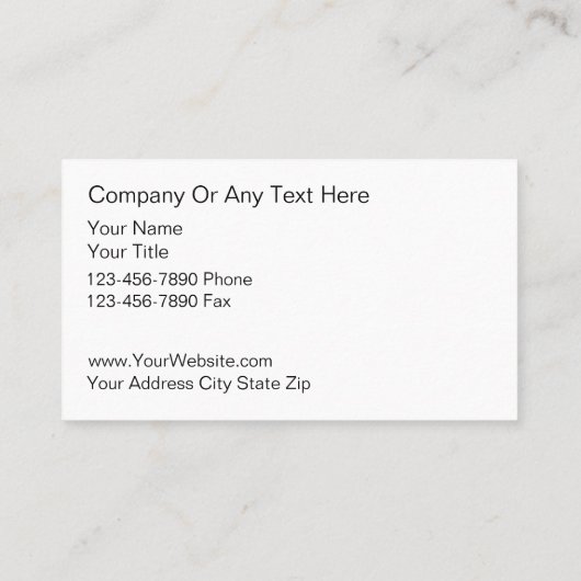 Arts Visitekaartjes (Achterkant)