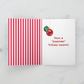 Arts voor kerstlabrador kaart (Binnen)