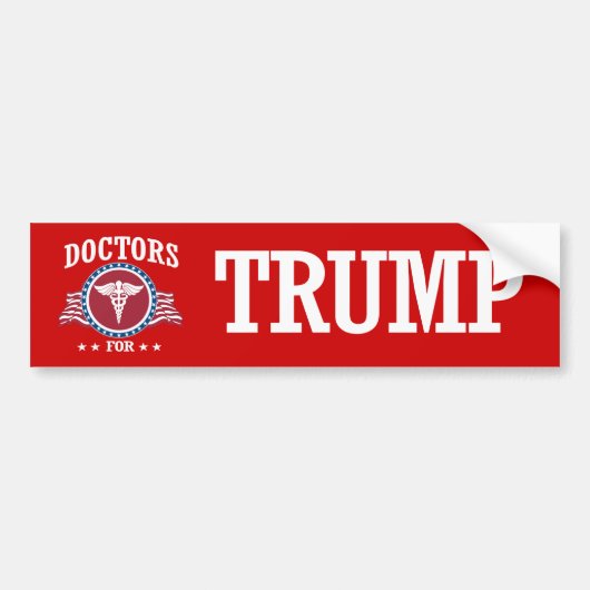 ARTS VOOR TRUMP BUMPERSTICKER (Voorkant)