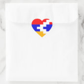 artsakh hart sticker (Tas)