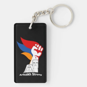 Artsakh Sterke acrylische Sleutelhanger