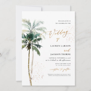 ArtsApp Elegant Tropisch Paradijs Palmbomen Kaart