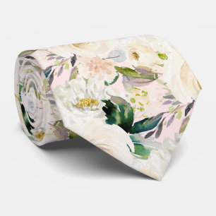 ArtsApp H2 Alabaster Cream Rozen Bruiloft Stropdas
