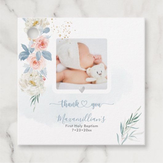 ArtsApp H2 Blush Rozen Bedankt Bedankjes Labels (Voorkant)