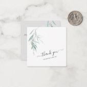 ArtsApp Hangende Willow Eucalyptus Dank u Notitiekaartje (Voorkant / Achterkant in situ)