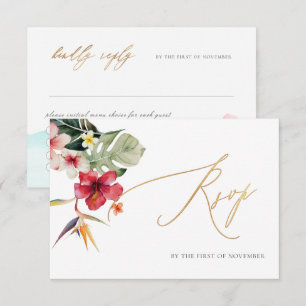 ArtsApp Paradijs Oever Nep Goud Calligrafie RSVP Kaartje