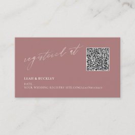 ArtsApp QR-code registratie Stof Roze Blush Schrif Informatiekaartje