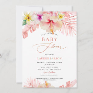 ArtsApp Tropisch Paradijs Baby Shower Calligrafie Kaart