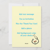 Artsen Dag Feestdagenkaart (Achterkant)