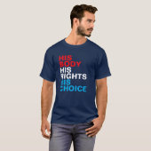 Artsen die bezwaar maken tegen omloop t-shirt (Voorkant volledig)