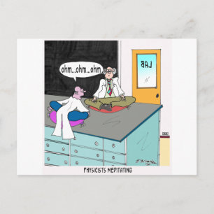 Artsen die mediteren briefkaart