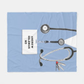 Artsen Fleece Deken (Voorkant (Horizontaal))