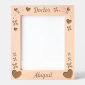 Artsen geven hartliefde gegraveerde lijstjes (Voorkant)