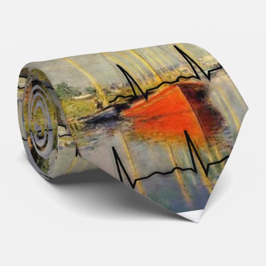 Artsen Stropdas van Claude Monet Fine Art (Opgerold)