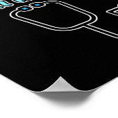 Artsenassistent bij het maken van medische PA-stud Poster (Hoek)