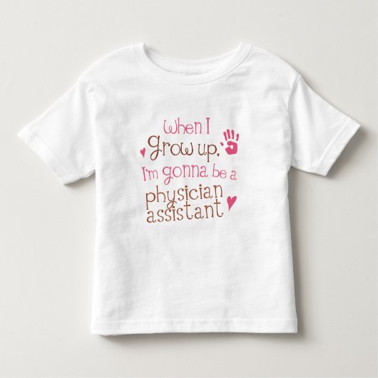 Artsenassistent (Future) Baby Baby T-Shirt (Voorkant)