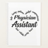 Artsenassistent Harde Word Cloud Planner (Voorkant)