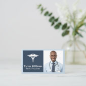 Artsenglimlachen | Medische Logo Visitekaartje (Staand voorkant)