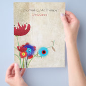 Artsentherapie voor advies flyer (Hand)