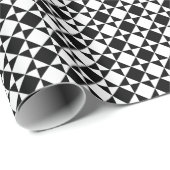 Artsy Abstract Geometric Squares Triangles Patroon Cadeaupapier (Rol Hoek)