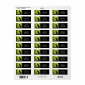 Artsy Abstract Oerwoud Gorilla Etiket (Full Sheet)