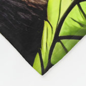 Artsy Abstract Oerwoud Gorilla Fleece Deken (Hoek)