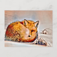 *~* Artsy Animal Red Fox Ap18 Artistieke wilde die